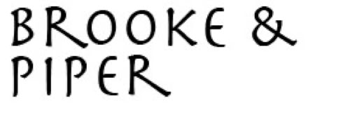 Brooke and Piper